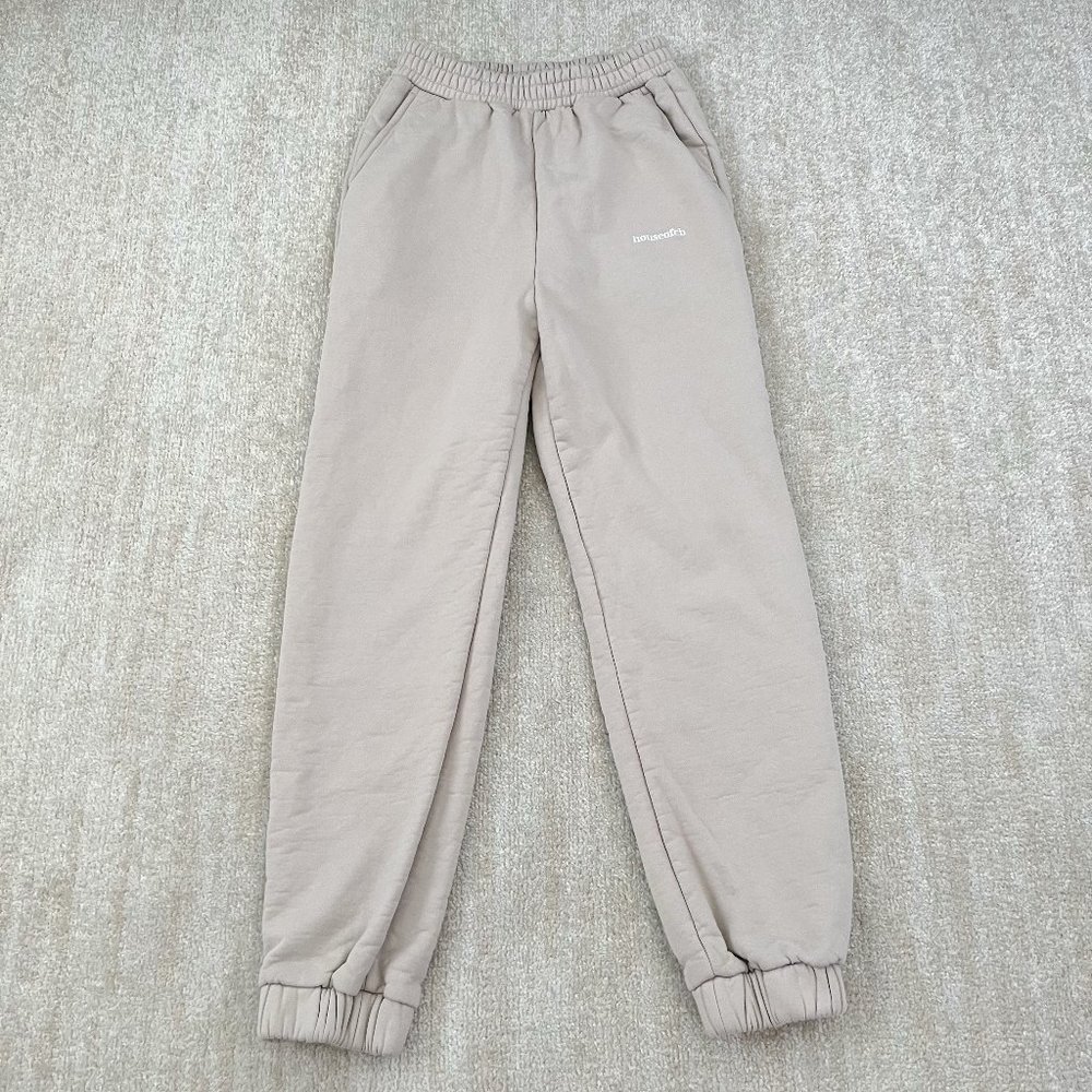House of CB Sky High Rise Fleece Sweatpants S